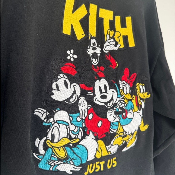 Disney | Kith for Mickey & Friends Forever Vintage Crewneck - Black - Picture 4 of 5